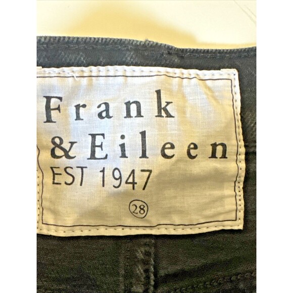 Frank & Eileen Monaghan Size 28  Mom Jeans Black Wash High Rise Straight $249 - Picture 7 of 16